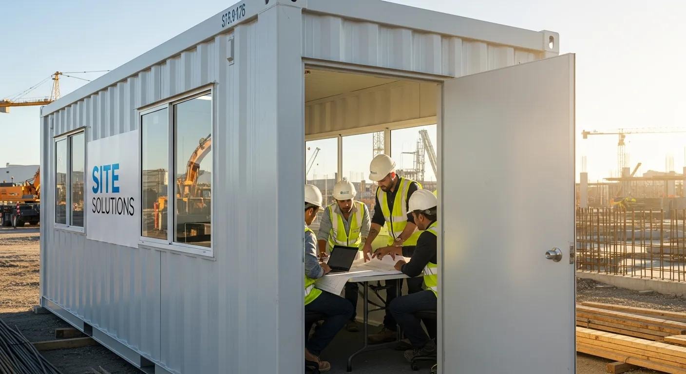What Features Make Portable Offices Ideal for Construction Sites?